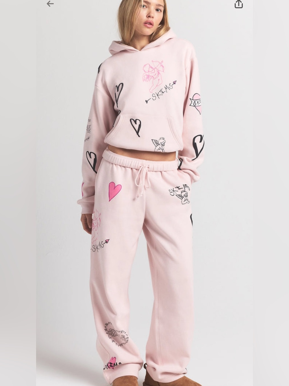 Skims barely pink angel sketch Set